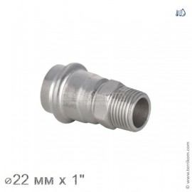 Соединение прямое с ниппелем, IBP BPress Inox