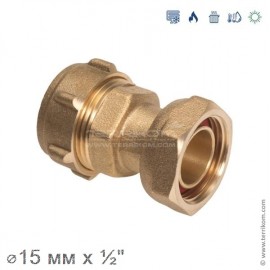 Переходник для подключения крана (латунь DZR), IBP Conex Compression