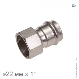Соединение прямое с внутренней резьбой, IBP BPress Inox