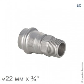 Соединение прямое с ниппелем, IBP BPress Inox