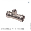 Тройник ВР, IBP BPress Inox