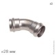 Угол 45° ВВ, IBP BPress Inox