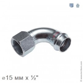 Угол 90° с переходом на ВР, IBP B Press Carbon