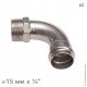 Угол 90° с переходом на НР, IBP BPress Inox