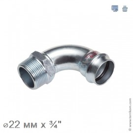 Угол 90° с переходом на НР, IBP B Press Carbon