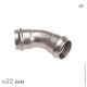 Угол 45° ВВ, IBP BPress Inox