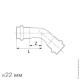Угол 45° ВВ, IBP BPress Inox