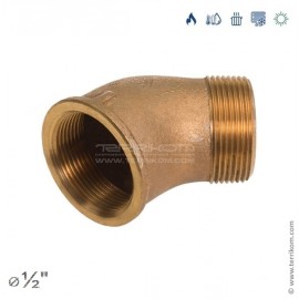Уголок 45° НР-ВР, серия IBP 3000 (бронза)