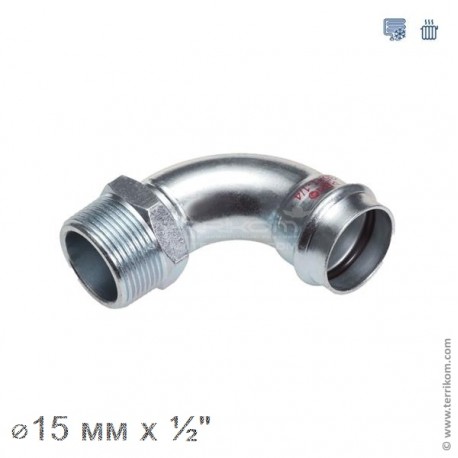 Угол 90° с переходом на НР, IBP B Press Carbon
