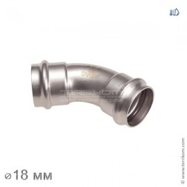 Угол 45° ВВ, IBP BPress Inox