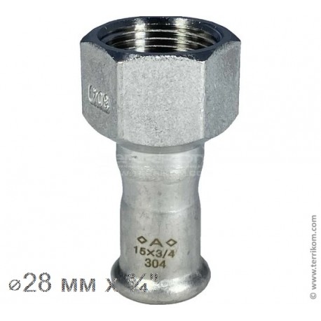 Соединение прямое с внутренней резьбой, IBP APress 304