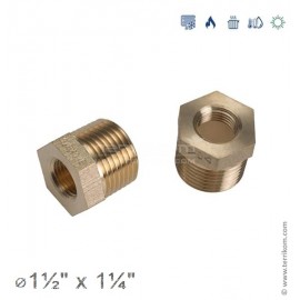 Футорка вставка редукц., с шестигранником, IBP 3000 (бронза)