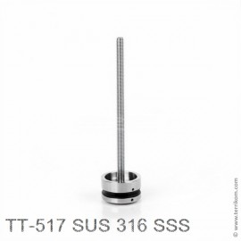 Крепление точечное для ограждений, SUS 316, SSS (матовая нерж. сталь)