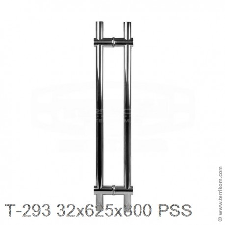 Ручка (комплект) 32x625x800мм для дверей, PSS (полированная нерж. сталь)