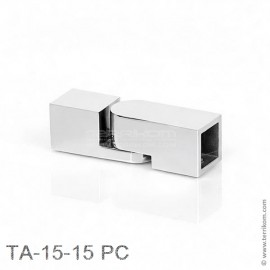 Соединитель труба-труба произвольный угол, PC (хром полированный)