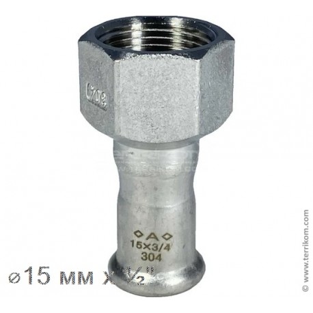 Соединение прямое с внутренней резьбой, IBP APress 304