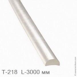 Порог прозрачный 10х5 мм L-3000 мм, для стекла 8 мм (прозрачный ПВХ)