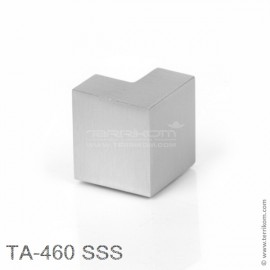 Соединитель труба-труба 90º, для душевой кабины «Акваслайд», SSS (матовая нержавеющая сталь)