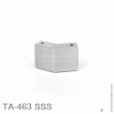 Соединитель труба-труба 135º, SSS (матовая нерж. сталь)