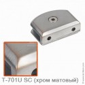 Коннектор стена-стекло для стекла 8-10 мм, серия «Соединители», SC (хром матовый)