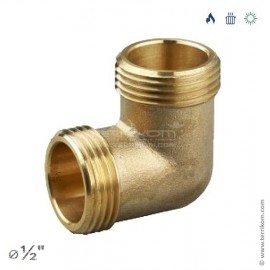 Уголок 90° НР, серия IBP 8000 (латунь)