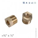 Футорка вставка редукц., с шестигранником, IBP 3000 (бронза)