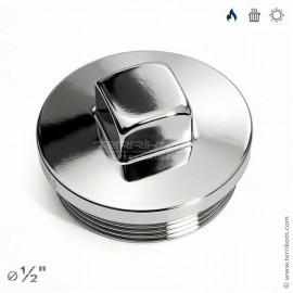 Заглушка НР под ключ, серия IBP 8000 (латунь хромир.)