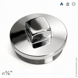 Заглушка НР под ключ, серия IBP 8000 (латунь хромир.)