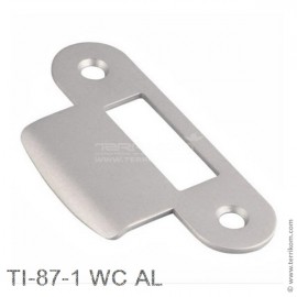 Ответная часть на стену для замка Ti–850 WC, Ti–860 WC, для межкомнатных дверей, AL (алюминий анод.)