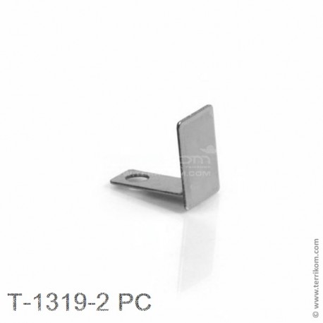 Заглушка для П-образного профиля 19х13 мм, PC (хром полированный)