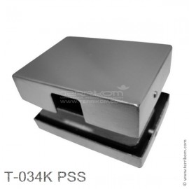 Ответная часть на стекло 10 мм к замку T-034, PSS (полированная нержавеющая сталь)