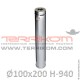 Дымоход МП (сэндвич) l-1,0 м (нерж. 430/0,5 мм)